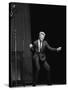 Johnny Hallyday on the Famous Olympia's Stage, Paris, 1960'S-Marcel Begoin-Stretched Canvas