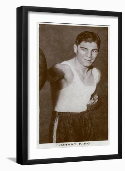 Johnny King, British Boxer, 1938-null-Framed Giclee Print