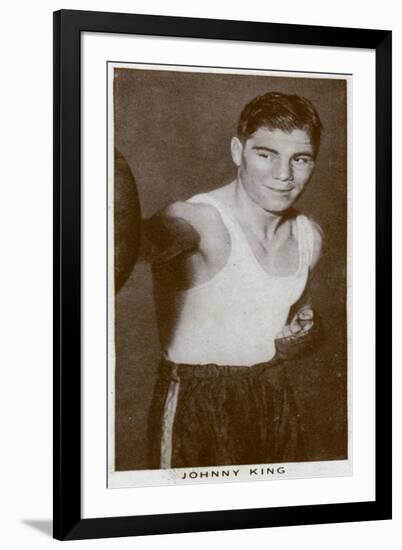 Johnny King, British Boxer, 1938-null-Framed Giclee Print