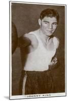 Johnny King, British Boxer, 1938-null-Mounted Giclee Print