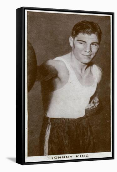 Johnny King, British Boxer, 1938-null-Framed Stretched Canvas