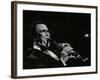 Johnny Mince Playing His Clarinet, Stevenage, Hertfordshire, 1984-Denis Williams-Framed Photographic Print