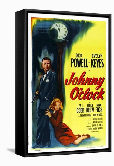 Johnny O'Clock-null-Framed Stretched Canvas