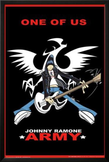 Johnny Ramone- Animated Army-null-Lamina Framed Poster