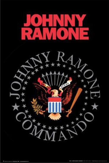 Johnny Ramone- Commando-null-Lamina Framed Poster