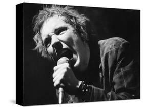Johnny Rotten Sings-Associated Newspapers-Stretched Canvas