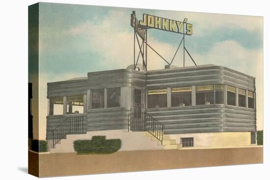 Johnny's Diner-null-Stretched Canvas