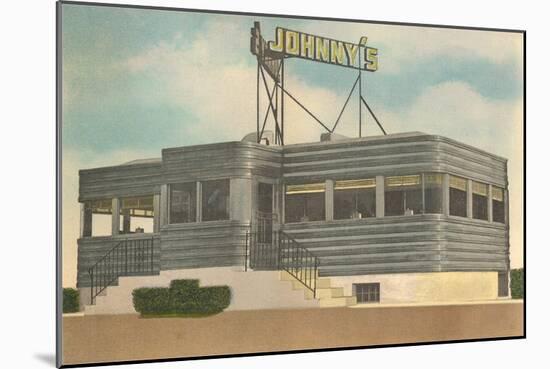 Johnny's Diner-null-Mounted Art Print