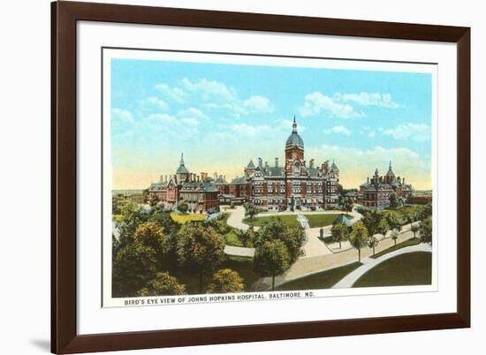 Johns Hopkins Hospital, Baltimore, Maryland-null-Framed Premium Giclee Print