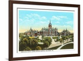 Johns Hopkins Hospital, Baltimore, Maryland-null-Framed Premium Giclee Print