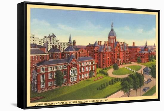 Johns Hopkins Hospital, Baltimore-null-Framed Stretched Canvas