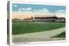 Johnson City, New York, View of Johnson Baseball Field-Lantern Press-Stretched Canvas