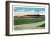 Johnson City, New York, View of Johnson Baseball Field-Lantern Press-Framed Art Print