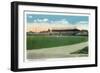 Johnson City, New York, View of Johnson Baseball Field-Lantern Press-Framed Art Print