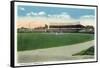 Johnson City, New York, View of Johnson Baseball Field-Lantern Press-Framed Stretched Canvas