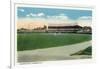 Johnson City, New York, View of Johnson Baseball Field-Lantern Press-Framed Art Print