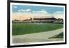 Johnson City, New York, View of Johnson Baseball Field-Lantern Press-Framed Art Print