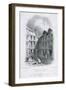 Johnson's Court, Fleet Street, London, 1835-Edward Francis Finden-Framed Giclee Print