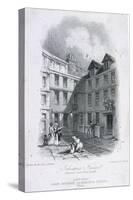 Johnson's Court, Fleet Street, London, 1835-Edward Francis Finden-Stretched Canvas