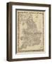 Johnson's Map of England & Wales-null-Framed Art Print