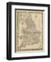 Johnson's Map of England & Wales-null-Framed Art Print
