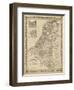 Johnson's Map of Holland & Belgium-null-Framed Art Print