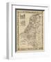 Johnson's Map of Holland & Belgium-null-Framed Art Print