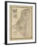 Johnson's Map of Holland & Belgium-null-Framed Art Print