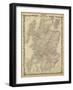 Johnson's Map of Scotland-null-Framed Art Print