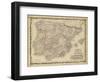 Johnson's Map of Spain & Portugal-null-Framed Art Print