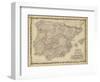 Johnson's Map of Spain & Portugal-null-Framed Art Print