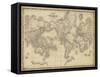 Johnson's Map of the World-null-Framed Stretched Canvas