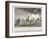 Johnson's Pedestrian Hobbyhorse Riding School, the Strand, Westminster, London, 1819-null-Framed Giclee Print