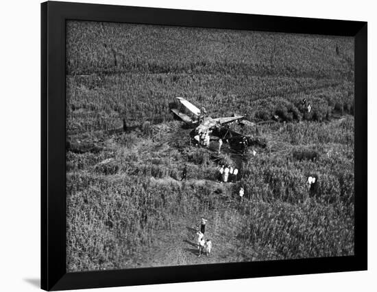 Johnson's Plane Crash-null-Framed Photographic Print