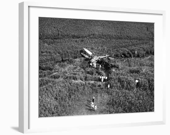 Johnson's Plane Crash-null-Framed Photographic Print