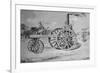 Johnson's Steam Wagon 1828-null-Framed Giclee Print