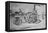 Johnson's Steam Wagon 1828-null-Framed Stretched Canvas