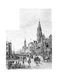 Swanston Street Looking North, Melbourne, Victoria, Australia, 1886-Johnson-Laminated Giclee Print