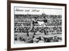 Johnson vs Jeffries, 1910-null-Framed Giclee Print