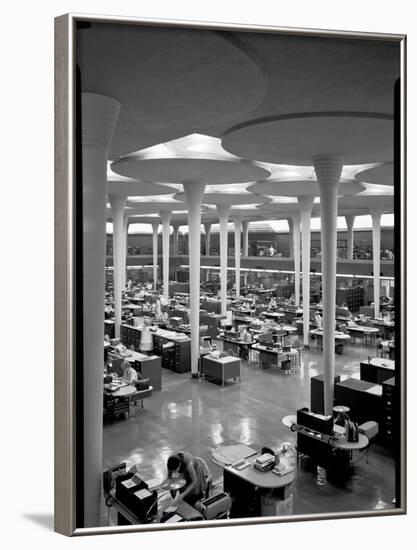 Johnson Wax Balcony, SW View-null-Framed Photographic Print