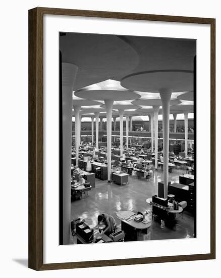 Johnson Wax Balcony, SW View-null-Framed Photographic Print