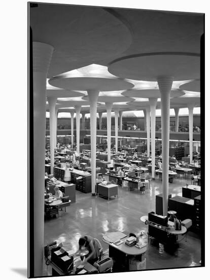 Johnson Wax Balcony, SW View-null-Mounted Photographic Print