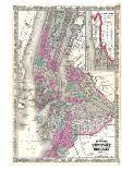 New York City & Brooklyn 1866-Johnson Wiki Common-Art Print