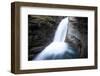 Johnston Canyon Waterfall in Banff National Park, Canada-Lindsay Daniels-Framed Photographic Print