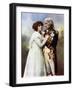 Johnston Forbes-Robertson (1853-193) and Mrs Patrick Campbell (1865-194), 1899-1900-W&d Downey-Framed Giclee Print