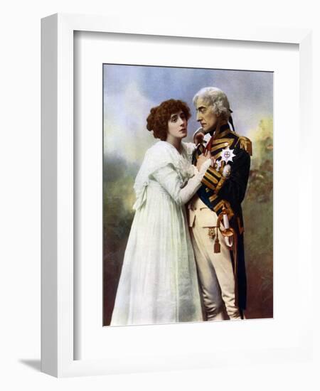 Johnston Forbes-Robertson (1853-193) and Mrs Patrick Campbell (1865-194), 1899-1900-W&d Downey-Framed Giclee Print