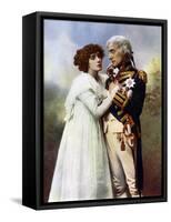 Johnston Forbes-Robertson (1853-193) and Mrs Patrick Campbell (1865-194), 1899-1900-W&d Downey-Framed Stretched Canvas