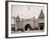 Johnstown Flood, Coney Island, N.Y.-null-Framed Photo