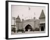 Johnstown Flood, Coney Island, N.Y.-null-Framed Photo