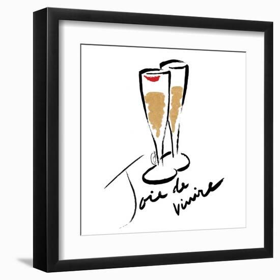 Joie de Vivire Champagne-OnRei-Framed Art Print